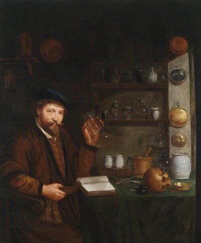 A Doctor in His Study by Joannes de Cordua  